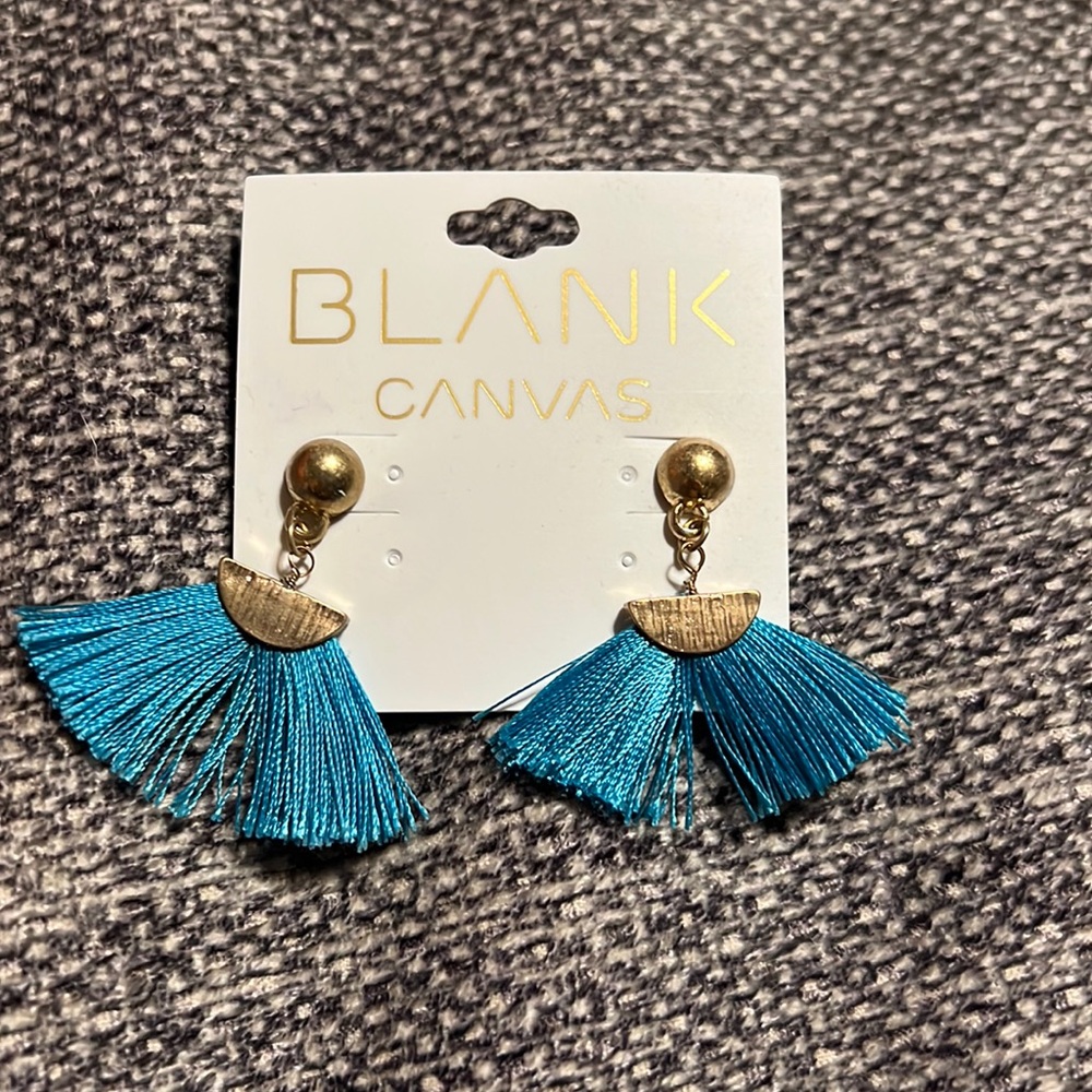 NWT Blank Canvas Earrings